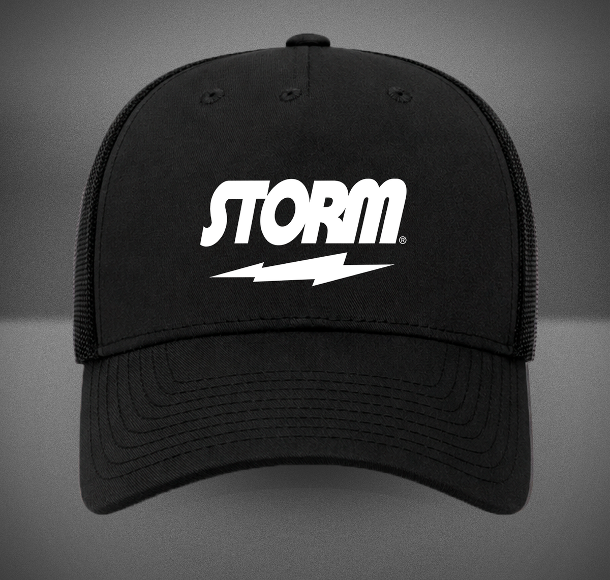 Storm Bowling White Logo Retro Trucker Hat