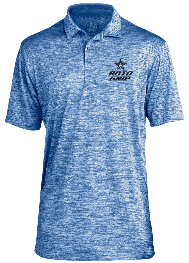 roto-grip-classic-black-logo-performance-polo bowling shirt