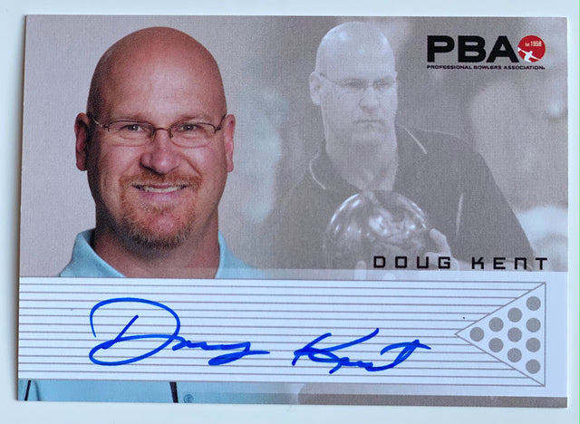Doug Kent 2008 Rittenhouse PBA Autograph Bowling Card