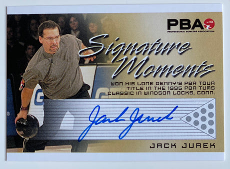 Jack Jurek 2008 Rittenhouse Signature Moments PBA Autograph Bowling Card