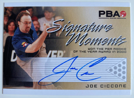 Joe Ciccone 2008 Rittenhouse Signature Moments PBA Autograph Bowling Card
