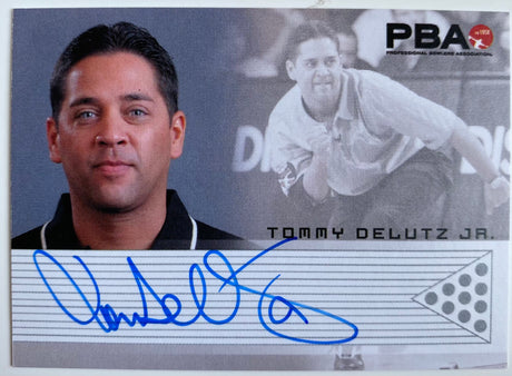 Tommy Delutz Jr. 2008 Rittenhouse PBA Autograph Bowling Card