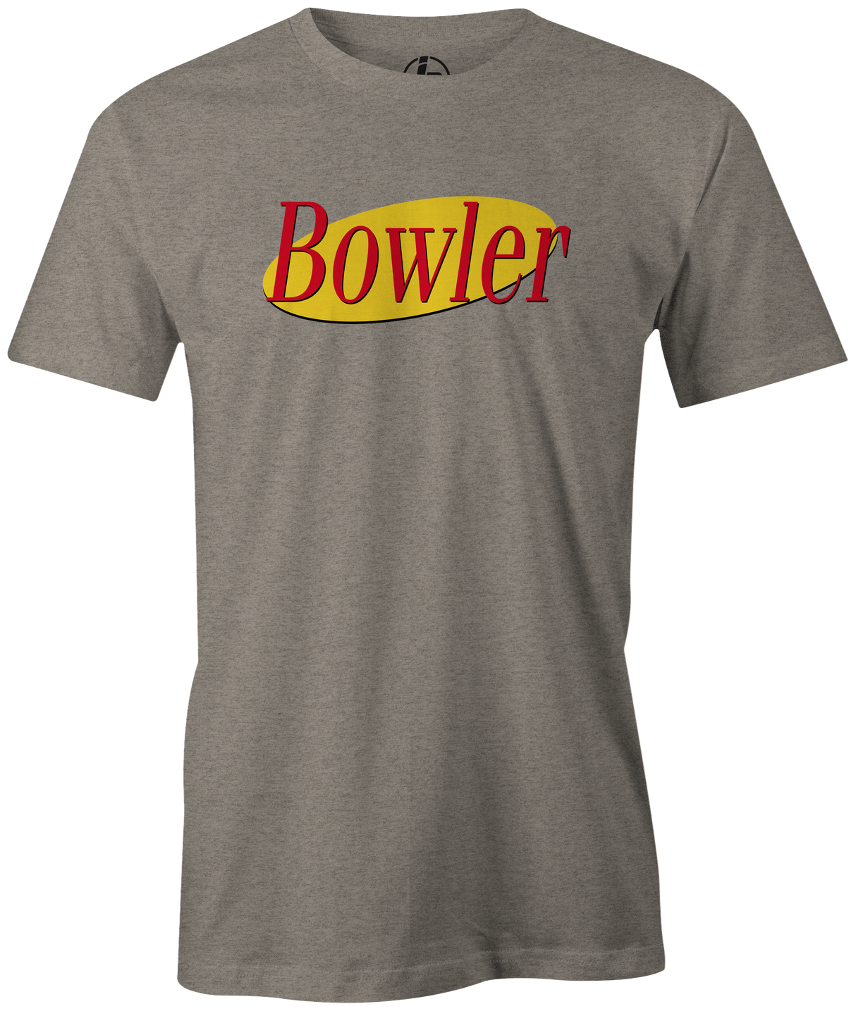 Bowler Men's T-Shirt, Gray, bowling, funny, cool, vintage, novelty, television, tv show, tee, t shirt, t-shirt, tees, t,, Seinfeld,, league bowling team shirt, tournament shirtt