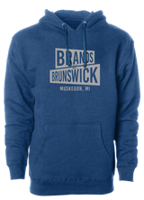 Brunswick, Radical, DV8, Hammer, Track, Columbia, and Ebonite. This new Pennant Hoodie is the perfect shirt for any Brands of Brunswick bowling fan. Retro Brunswick bowling league shirts on sale discounted gifts for bowlers. Bowling party apparel. Original bowling tees. throwback
