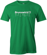 Tis' the season for Christmas bowling tee shirts. Show your Merriness on and off the lanes with the Brunswick bowling Holiday T-shirt!  ugly t-shirt comes in red and black colors. Show your holiday spirit with this shirt that helps you hook the ball at your office party or night out with your friends!  Bowling gift holiday gift guide. Tee-shirt gift. Christmas Tree