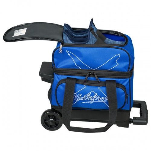 Hybrid single bowling ball roller bag