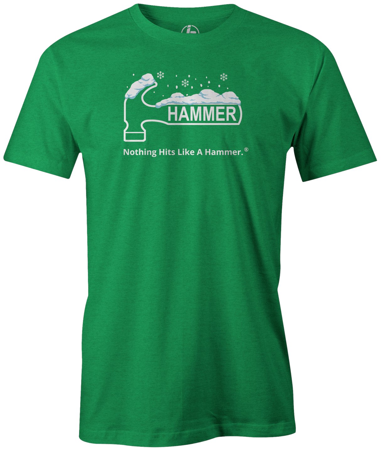Tis' the season for Christmas bowling tee shirts. Show your Merriness on and off the lanes with the Hammer Holiday T-shirt!  ugly t-shirt comes in red and black colors. Show your holiday spirit with this shirt that helps you hook the ball at your office party or night out with your friends!  Bowling gift holiday gift guide. Tee-shirt gift. Christmas Tree
