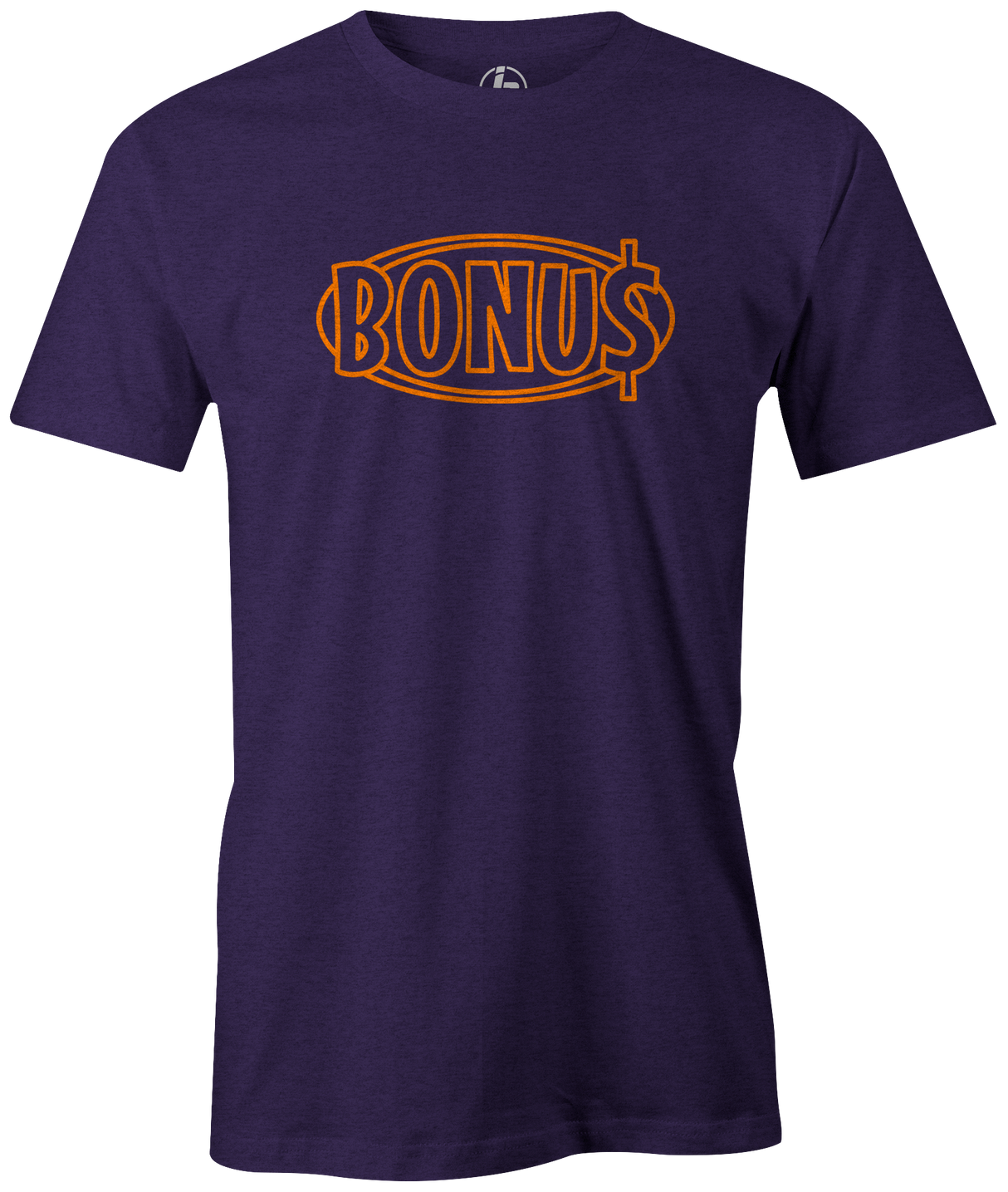 BONU$! Rep this Radical Bowling Bonus Tshirt while advancing to Bonus Bowling in your next tournament. available at Inside Bowling. Comfortable cheap discounted special bowling shirts for bowlers online. Get what you can't get on Amazon, Walmart, Target, or E-Bay here. Men's T-Shirt, Purple, bowling, bowling ball, tee, tee shirt, tee-shirt, t shirt, t-shirt, tees, league bowling team shirt, tournament shirt, funny, cool, awesome, brunswick, brand