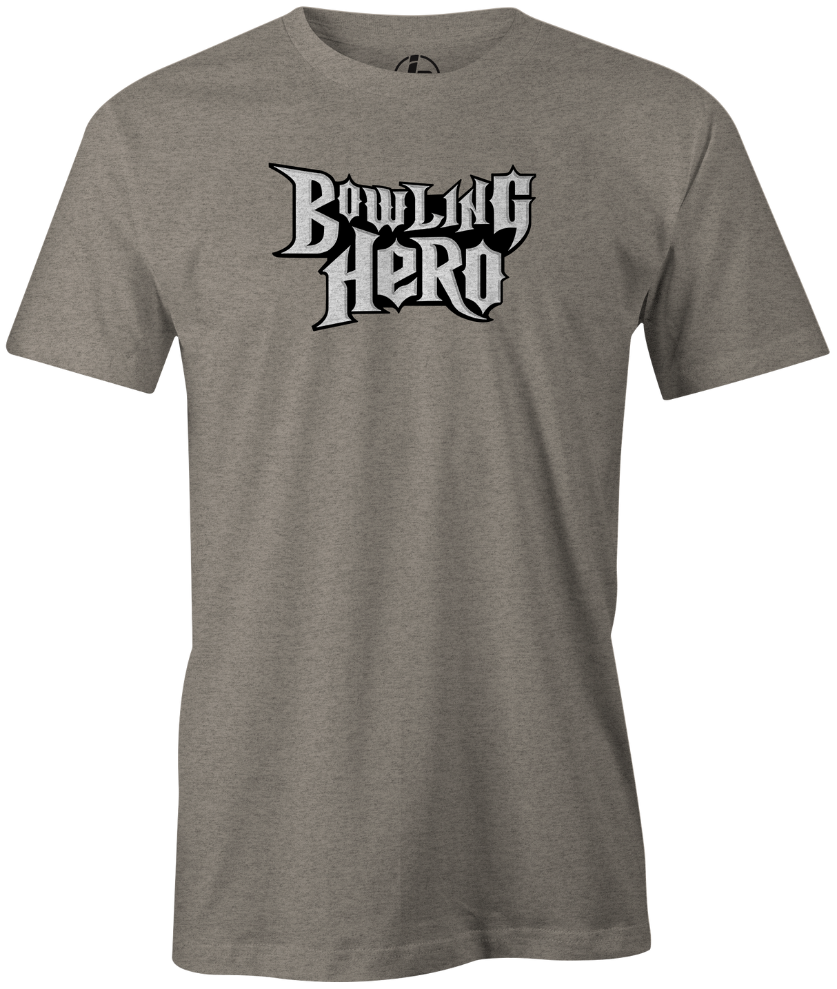 Bowling Hero Men's T-shirt, Grey, tee-shirt, tee, Tshirt, bowler, guitar hero