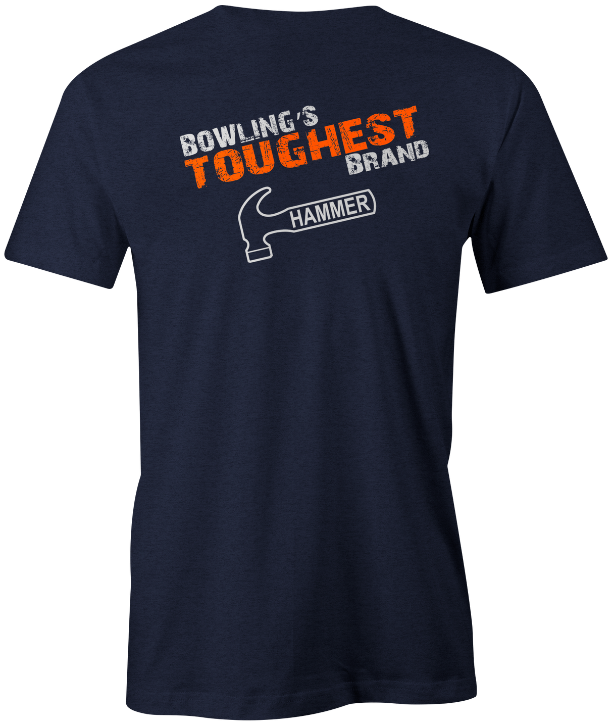 Bowling's Toughest Brand Men's T-Shirt, Navy, Tshirt, tee, tee-shirt, tee shirt, Hammer