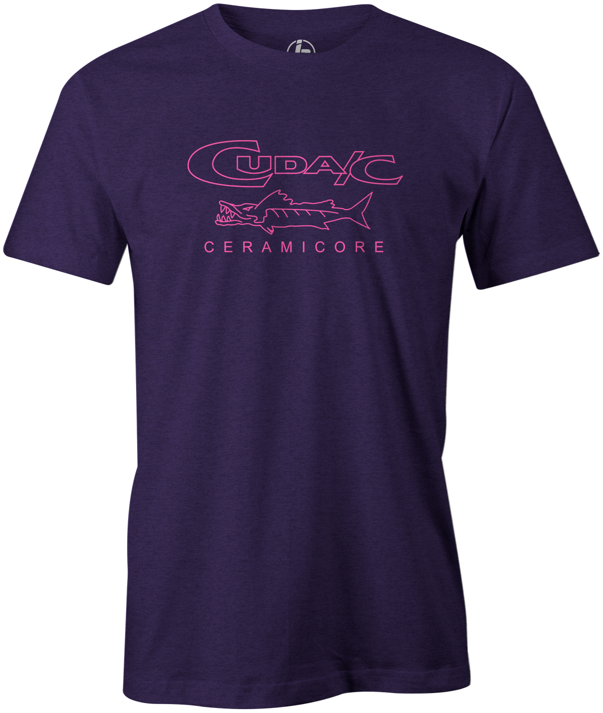 Cuda/C Men's T-Shirt, Bowling, Purple, Retro, throwback, vintage, old school, bowling ball, fish, tee, tee-shirt, tee shirt, tshirt.