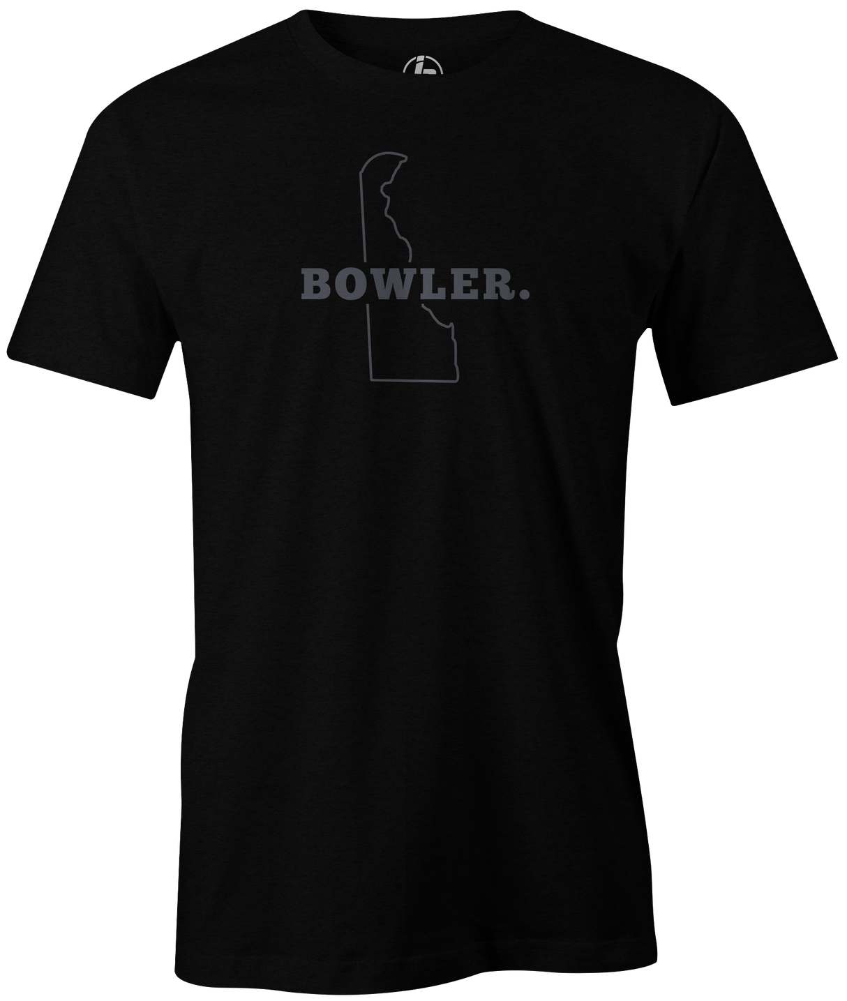 Delaware State Men's Bowling T-shirt, Black, Cool, novelty, tshirt, tee, tee-shirt, tee shirt, teeshirt, team, comfortable