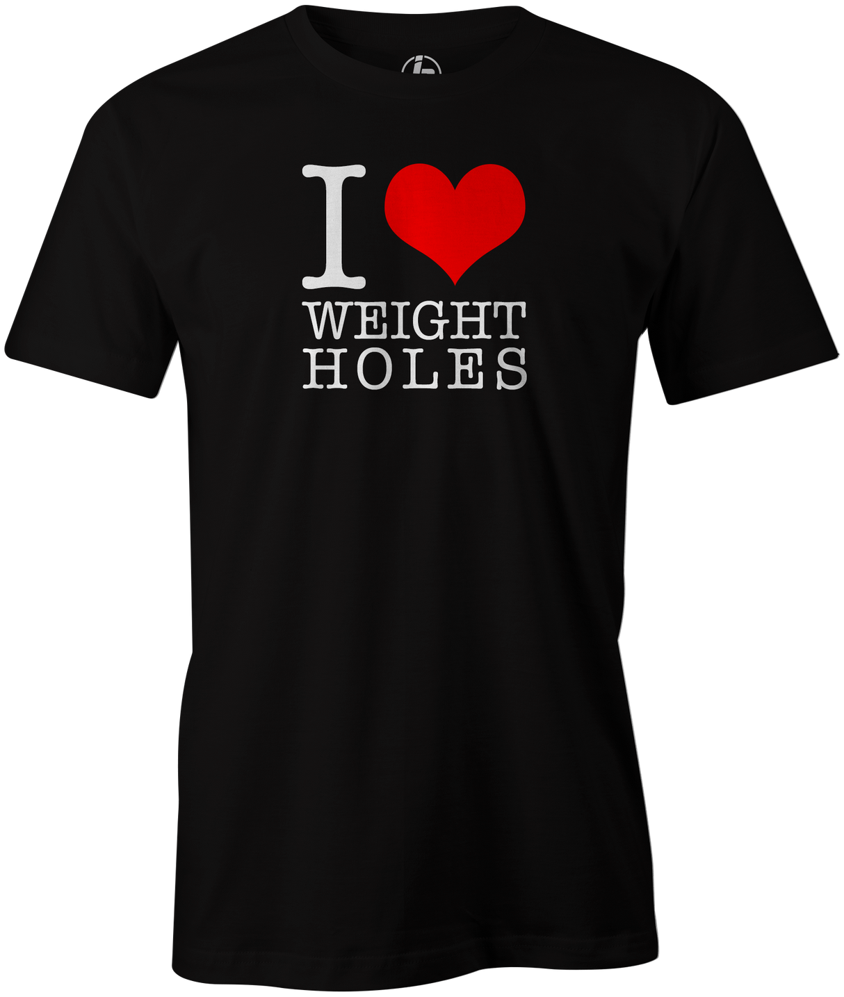 I Love Weight Holes Men's Shirt, Black, funny, novelty, bowling, t-shirt, tshirt, tee, tee-shirt, tees