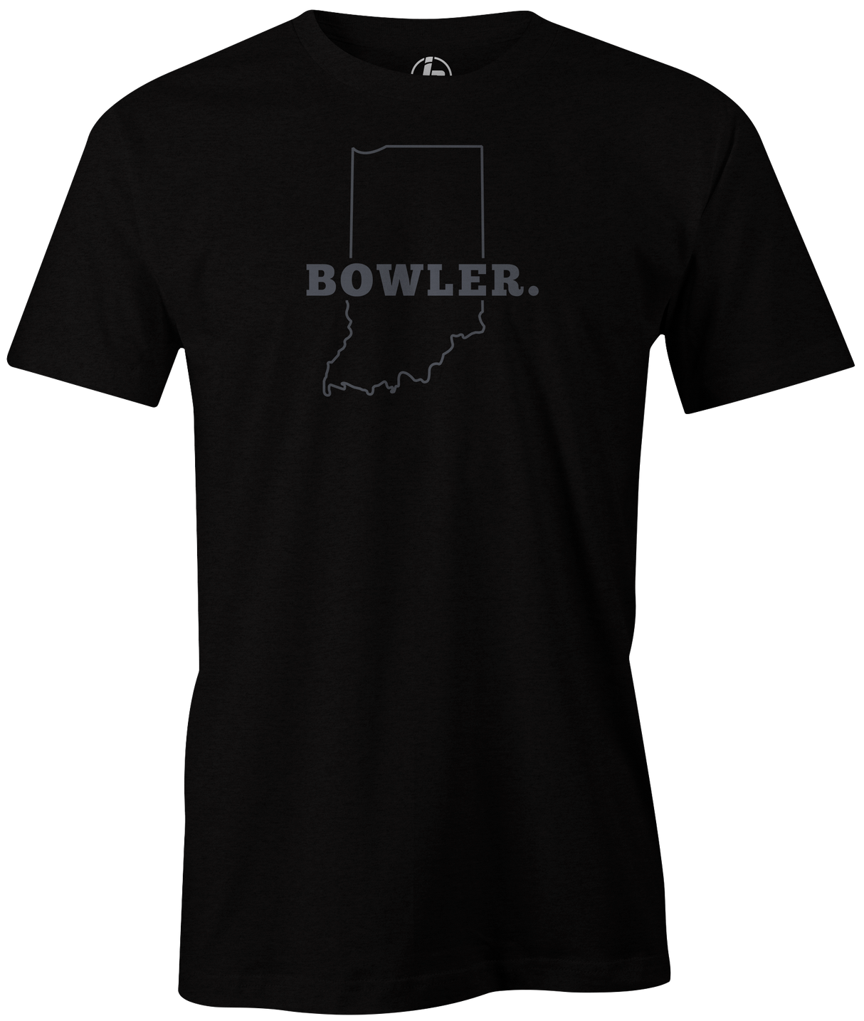 Indiana State Men's Bowling T-shirt, Black, Cool, novelty, tshirt, tee, tee-shirt, tee shirt, teeshirt, team, comfortable