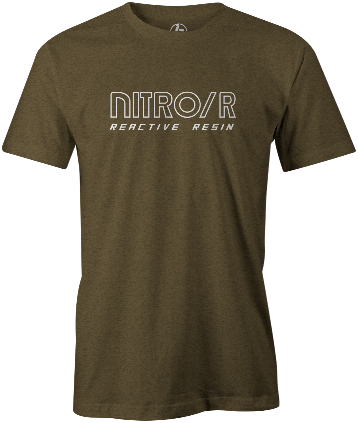 Nitro/R Men's T-Shirt, Army Green, Bowling, bowling ball, ebonite, throwback, retro, vintage, old school, tshirt, tee, tee-shirt, tee shirt.