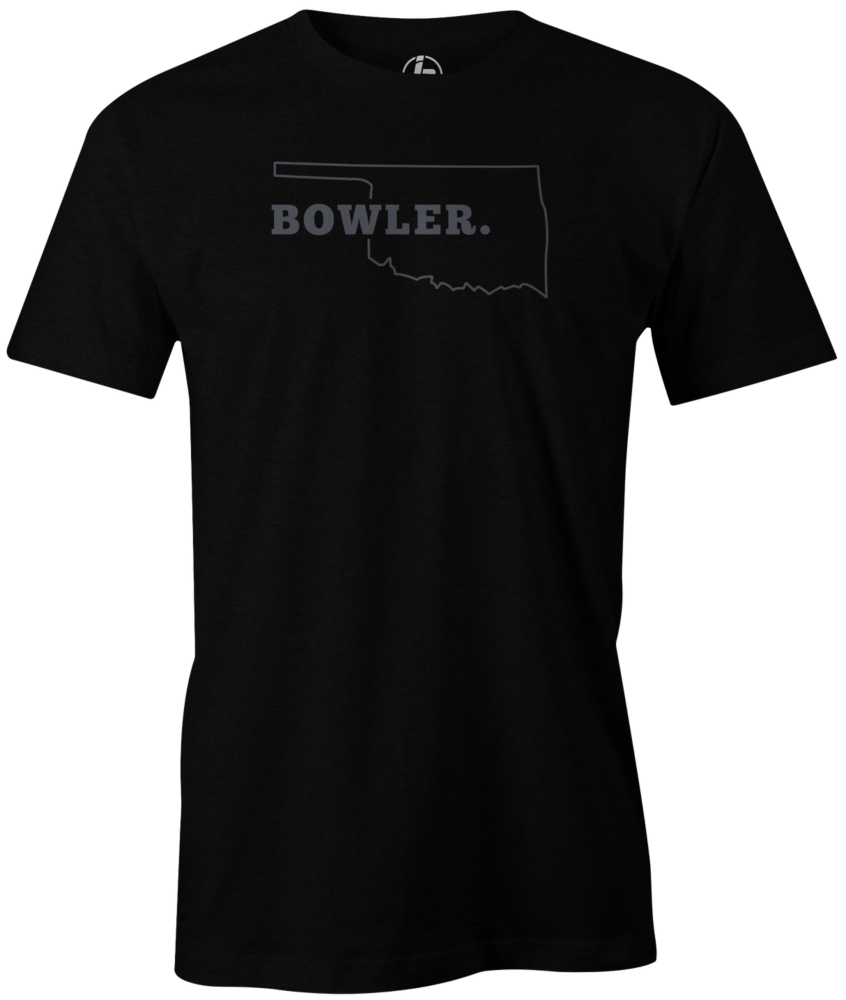 Oklahoma Men's State Bowling T-shirt, Black, Cool, novelty, tshirt, tee, tee-shirt, tee shirt, teeshirt, team, comfortable