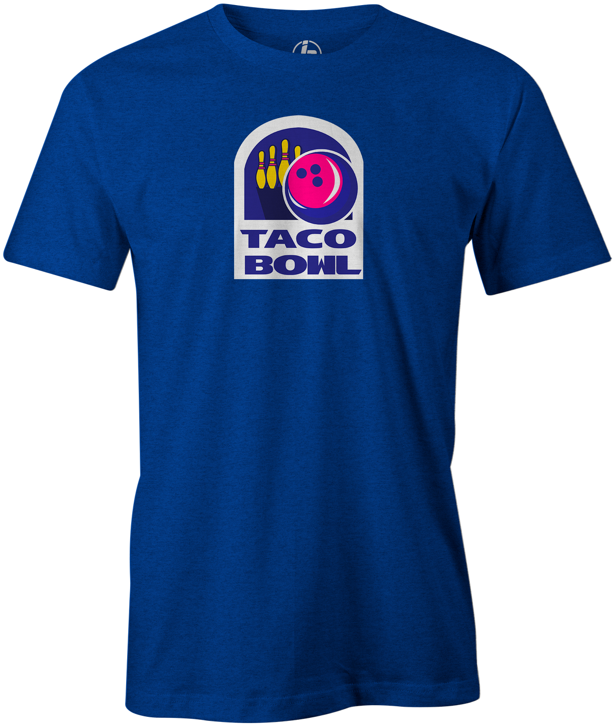 Taco Bowl Men's T-shirt, Blue, Funny, novelty, taco bell, tee, tee-shirt, teeshirt, tshirt, bowling, tacos