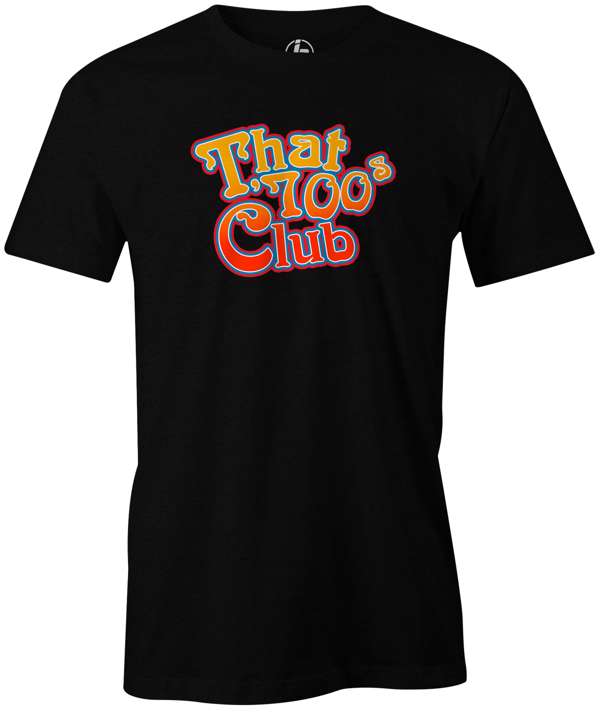 That 700's Club Bowling T-Shirt AznTheBowler Black