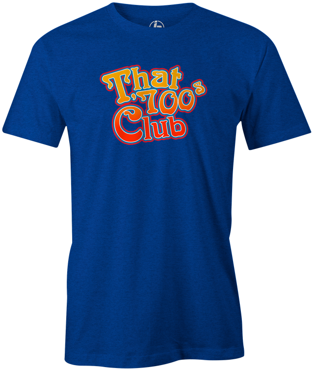 That 700's Club Bowling T-Shirt AznTheBowler Blue