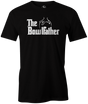 The Bowlfather Men's T-shirt, Black, cool, movie, the godfather, funny, vintage, classic, movie, tee, t-shirt, t shirt, tees, tee-shirt, league bowling team shirt, tournament shirt