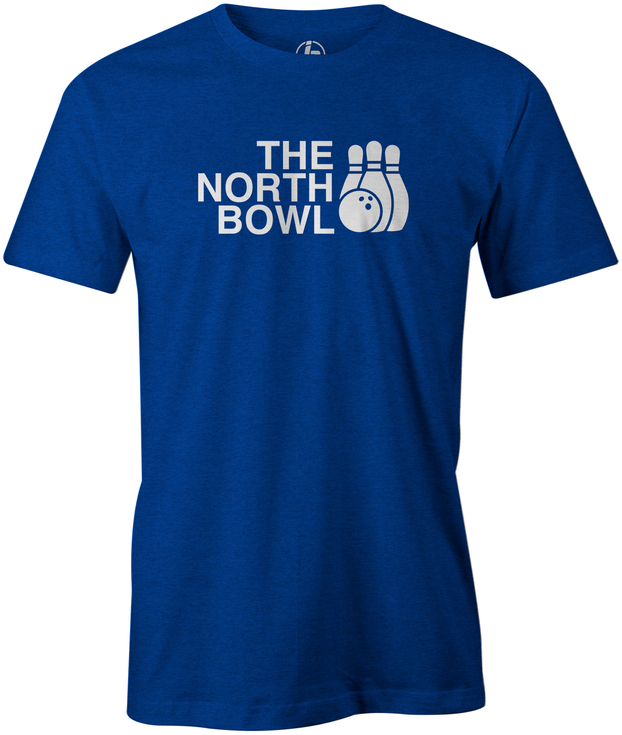 The North Bowl Pop Culture Bowling T-Shirt Blue