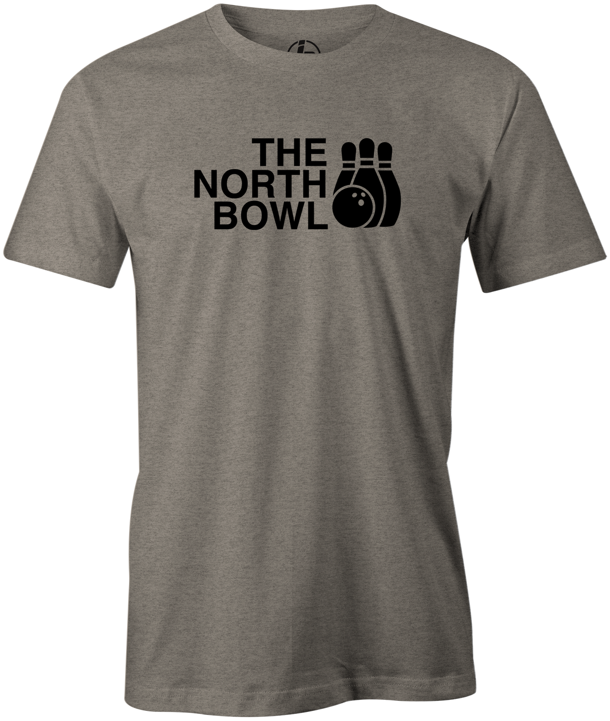 The North Bowl Pop Culture Bowling T-Shirt Gray