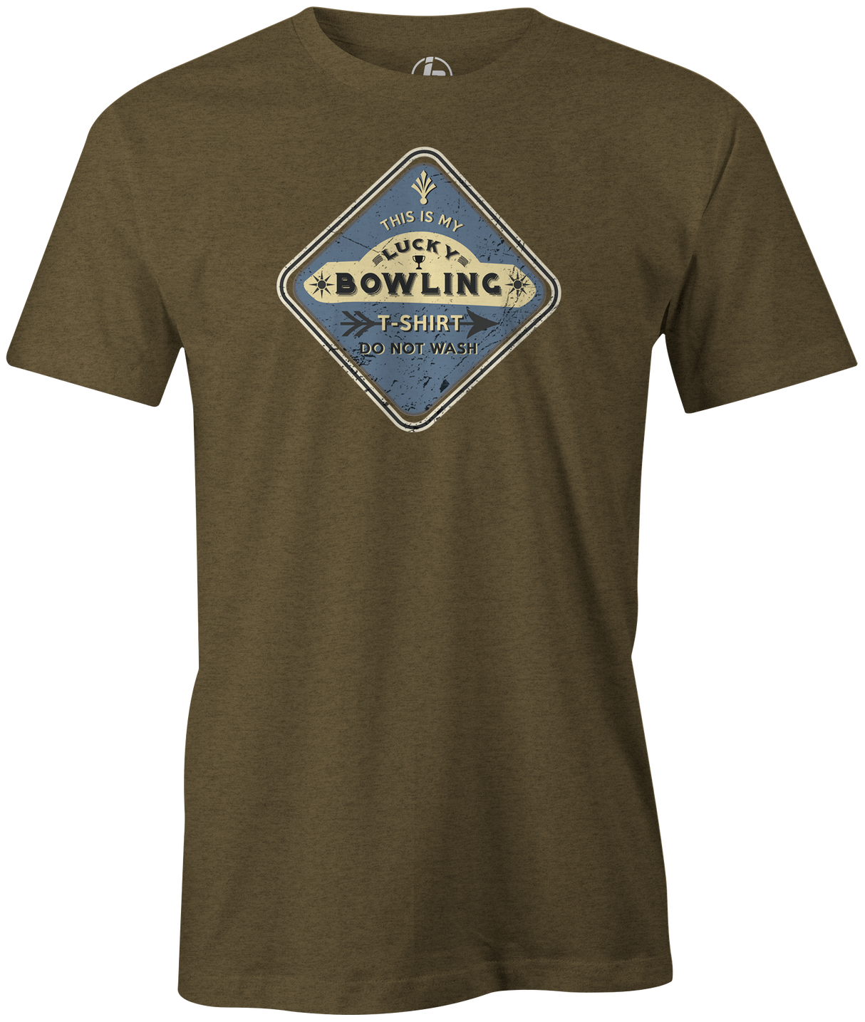 My Lucky Bowling T-Shirt Army Green