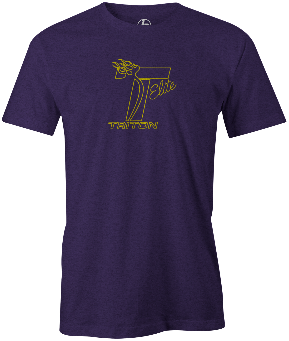 Triton Elite Men's T-Shirt, Purple, track, track bowling, bowling, bowing ball, tee, tee-shirt, tee shirt, tshirt.