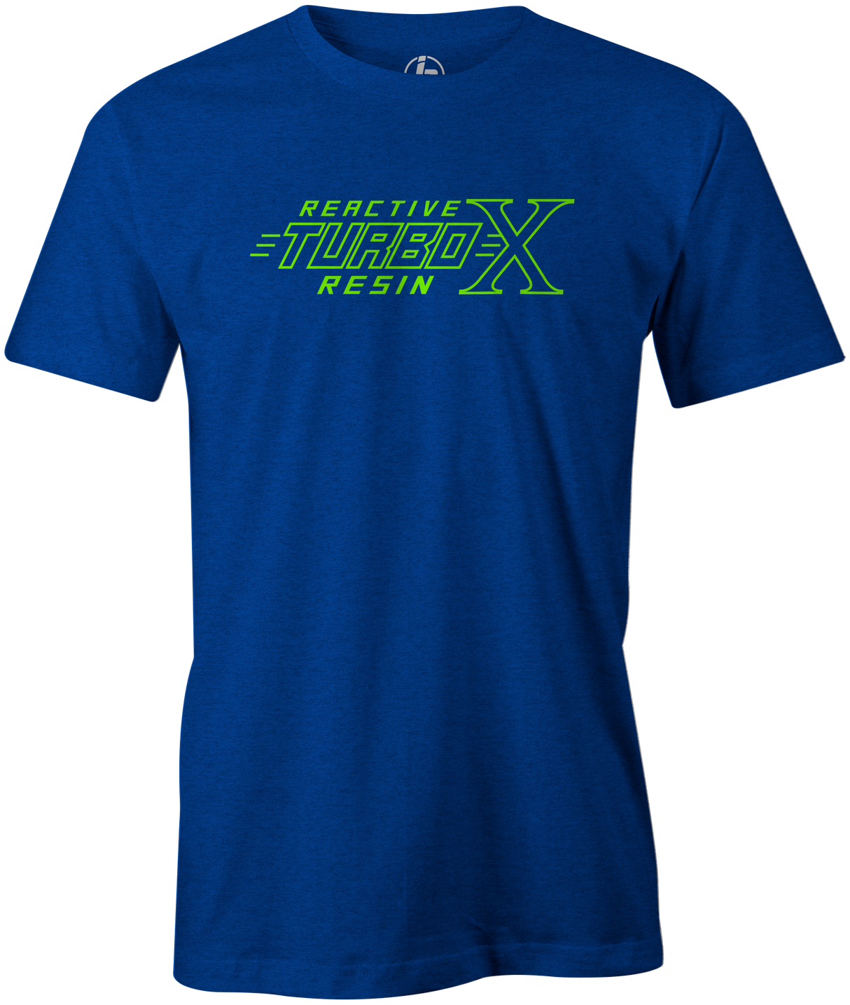 Turbo X Reactive Resin Men's T-Shirt, Blue, Bowling, bowling ball, ebonite, ebonite bowling, classic. vintage. old school, original, retro.