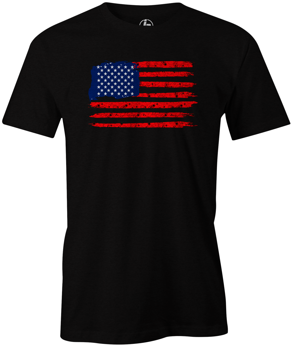 USA Bowling Men's T-shirt, White, Cool, tshirt, tee, tee-shirt, tee shirt, America, Team USA, Bowling USA Bowling! Enjoy this unique bowling themed American flag. Support Team USA with this cool, patriotic t-shirt! America. Tshirt, tee, tee-shirt, tee shirt. United States. Novelty. This is the perfect gift for any bowler looking to show some support for their country. Present. USBC Team USA. Comfortable. Free shipping.