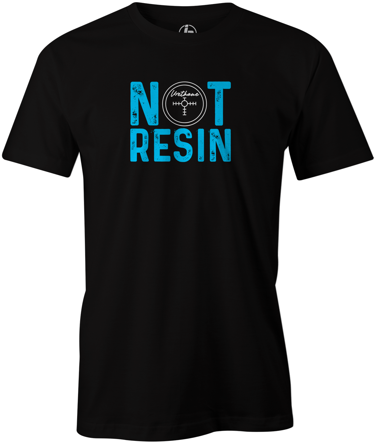 Not Resin Men's T-Shirt, Black, Funny, bowling, tshirt, tee, tee-shirt, tee shirt, urethane, purple hammer, black hammer, hammer bowling, faball, old school, cool.