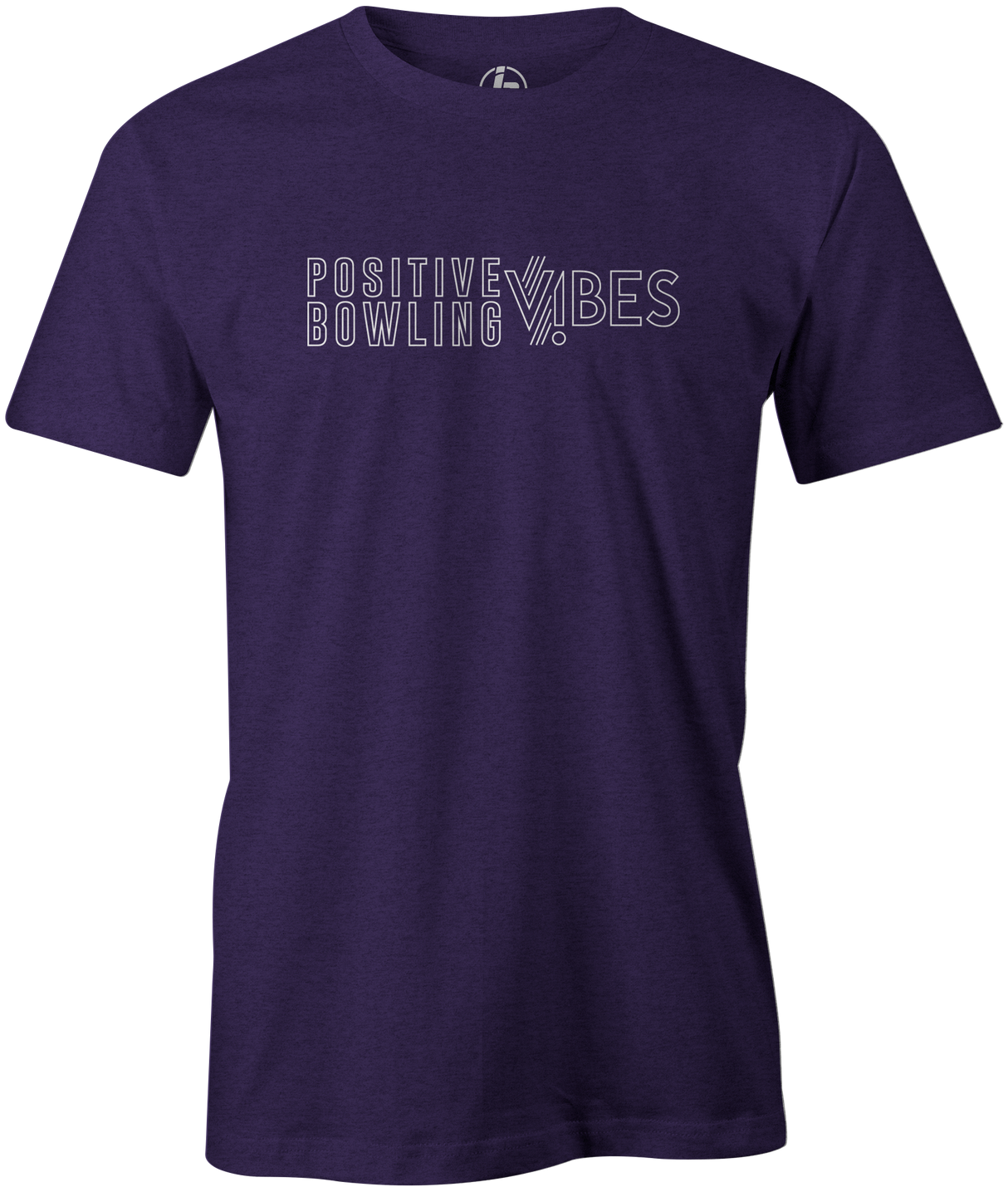 Positive Vibes Men's T-Shirt, Purple, bowling, bowling ball, hammer vibe, cherry vibe, blue vibe, emerald vibe, pink vibe, orange vibe, its a vibe, tshirt, tee, tee-shirt, tee shirt.