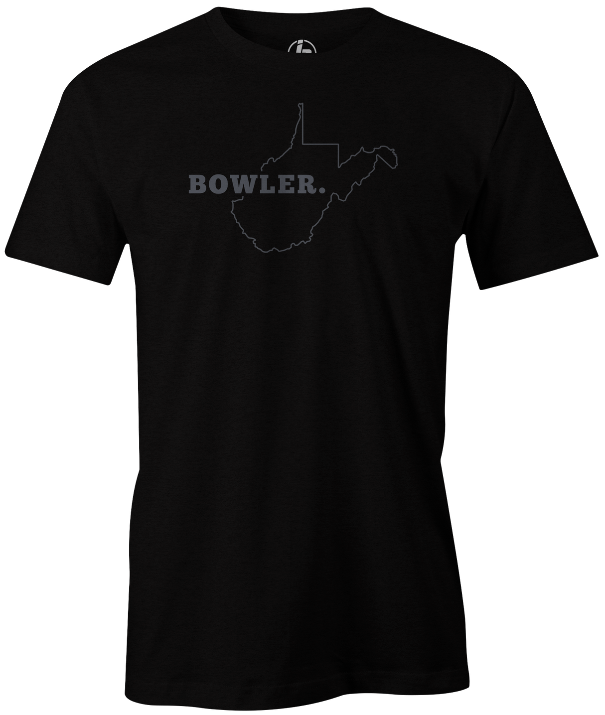 West Virginia Men's State Bowling T-shirt, Black, Cool, novelty, tshirt, tee, tee-shirt, tee shirt, teeshirt, team, comfortable