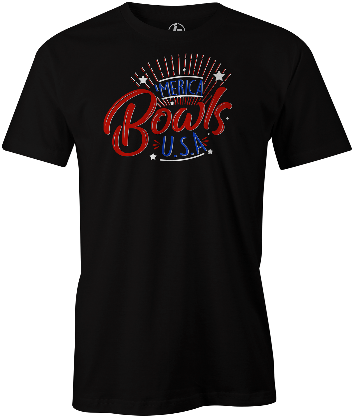 'Merica Bowls Bowling T-shirt Black