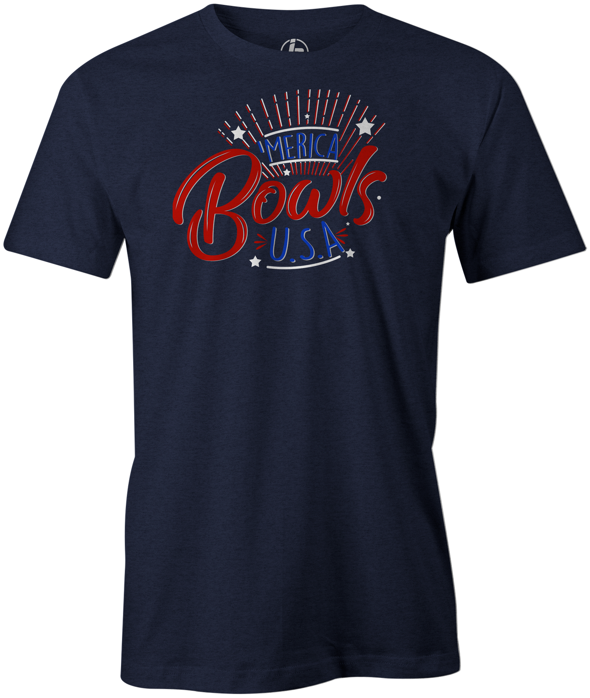 'Merica Bowls Bowling T-shirt Navy