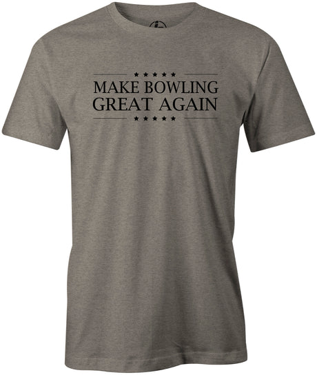 Make Bowling Great Again Men's Shirt, Grey, Cool shirt, funny, t-shirt, tee, tee-shirt, trump