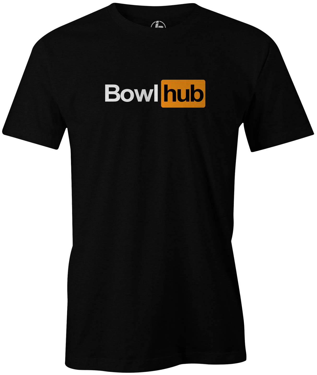 BowlHub T-shirt black funny humorous novelty bowling tee for men guys bowl hub porn hub gift for men