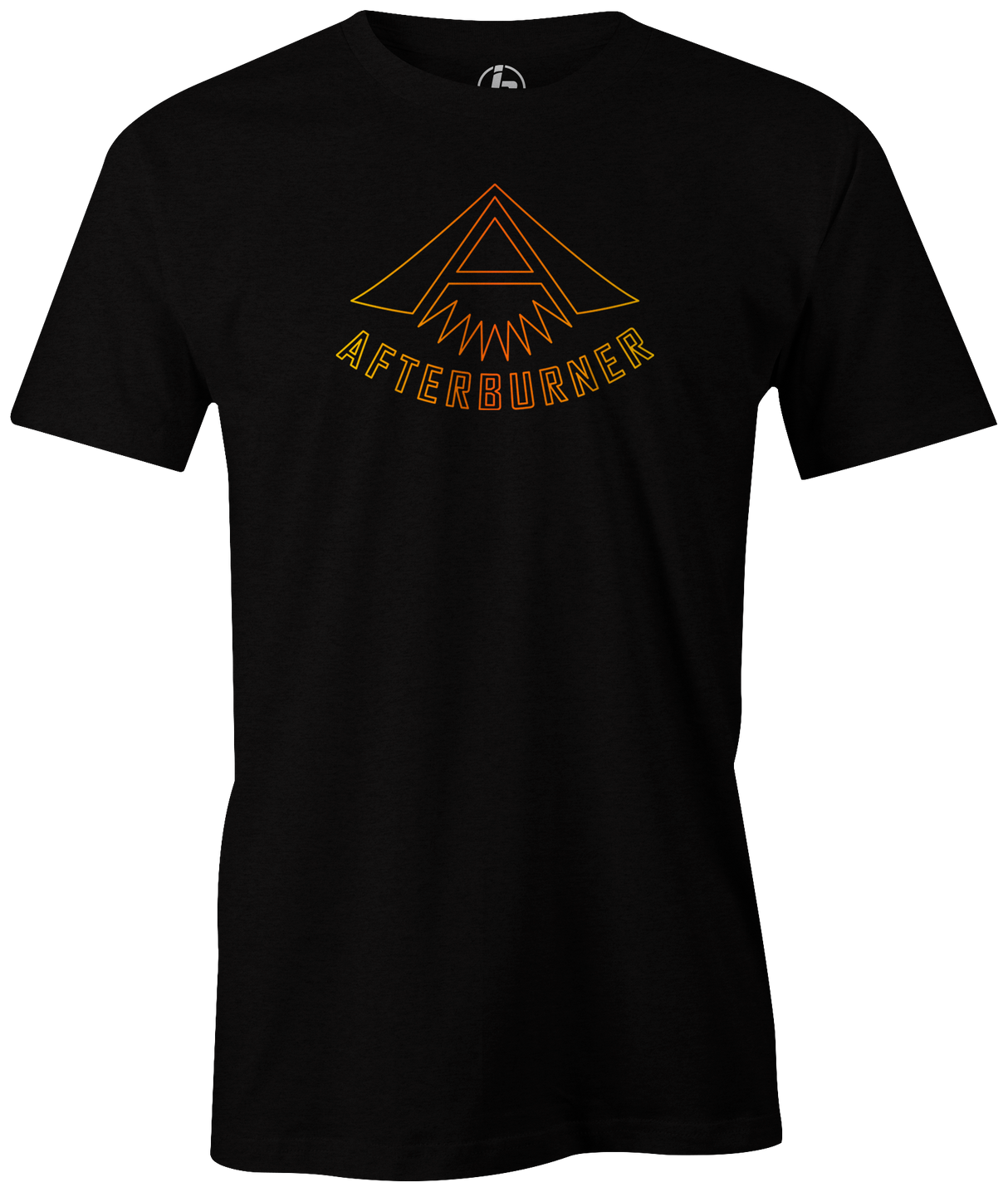 Ebonite Vortex AfterBurner. ebonite-vortex-afterburner tee shirt retro vintage old school bowling ball logo bowler tshirt. Retro Brunswick bowling league shirts on sale discounted gifts for bowlers. Bowling party apparel. Original bowling tees. throwback