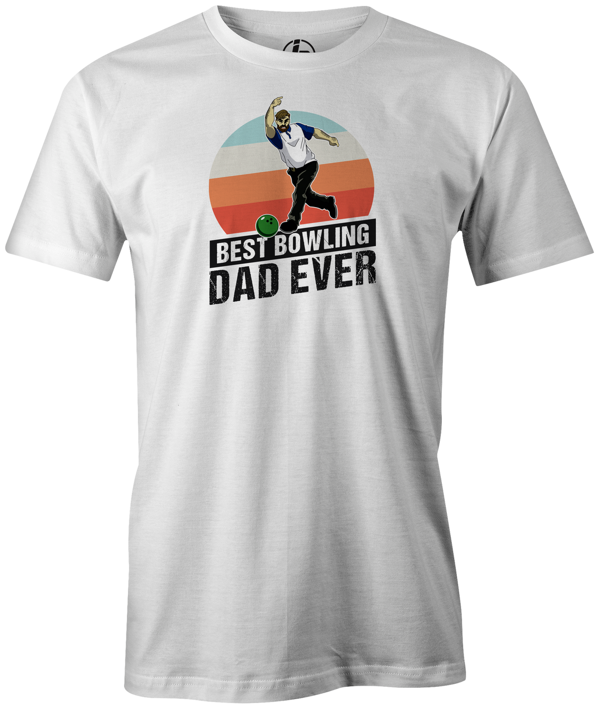 Best bowling Dad Ever Men's Bowling shirt, white, tee, tee-shirt, tee shirt, apparel, merch, cool, funny, vintage, father's day, gift, present, cheap, discount, free shipping, goat.
