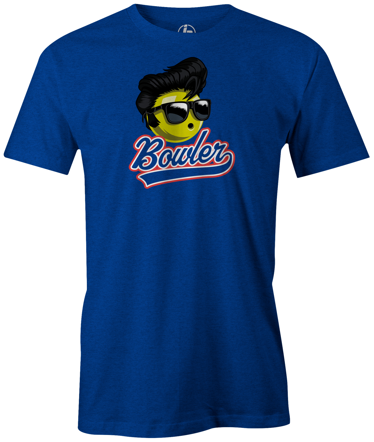 Major Leage Bowler Men's bowling t-shirt, blue. tee, tee-shirt, tees, shirt, apparel, merch, cool. funny, vintage, original, league bowling team shirt, discount, cheap, coupon, free shipping, Rick Vaughn, Major League