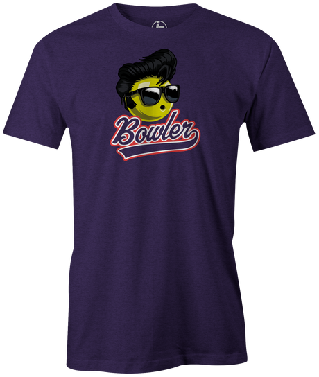 Major Leage Bowler Men's bowling t-shirt, purple. tee, tee-shirt, tees, shirt, apparel, merch, cool. funny, vintage, original, league bowling team shirt, discount, cheap, coupon, free shipping, Rick Vaughn, Major League