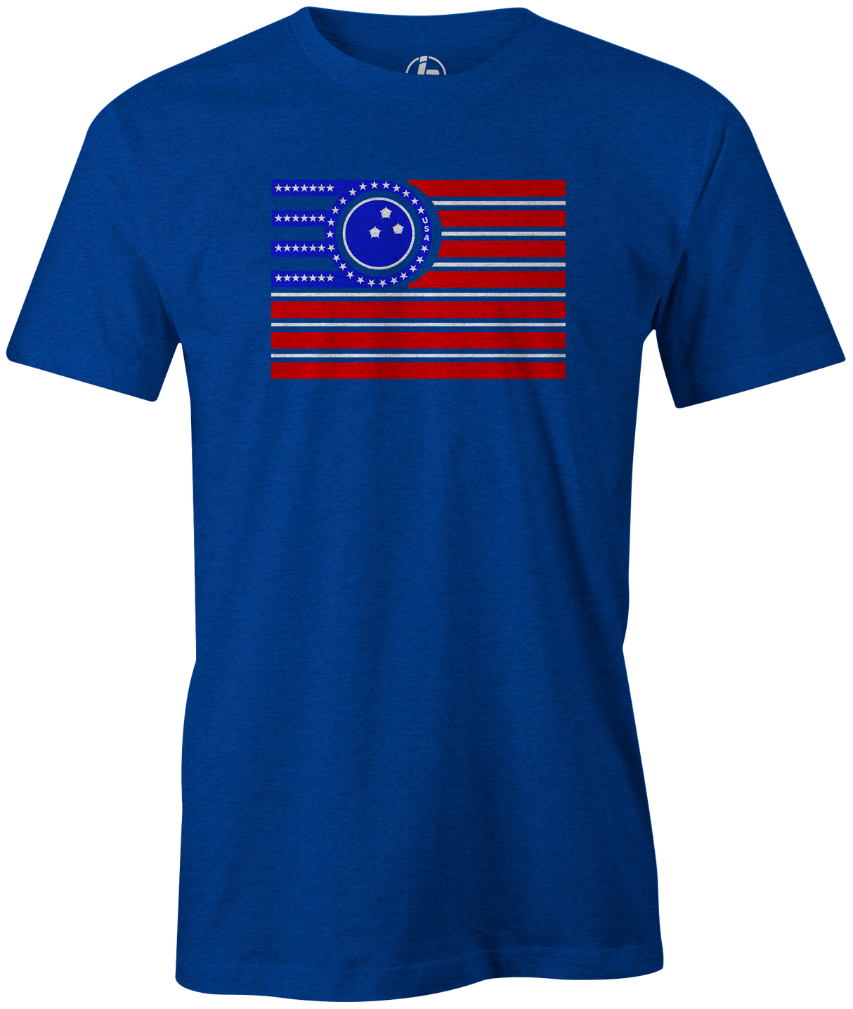 Bowlers Republic Bowling T-Shirt Blue