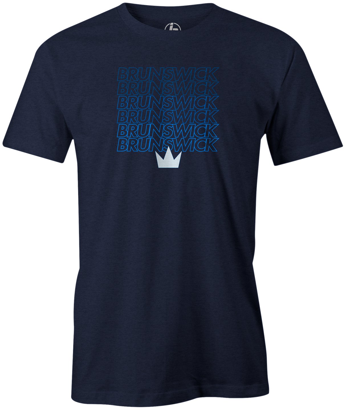 Over the years the Brunswick brand has delivered so much to bowlers all over the world. Their experience has led to many amazing products. Pick up the Brunswick Bowling Experience Stacked Crown Tee today. Retro Brunswick bowling league shirts on sale discounted gifts for bowlers. Bowling party apparel. Original bowling tees. throwback
