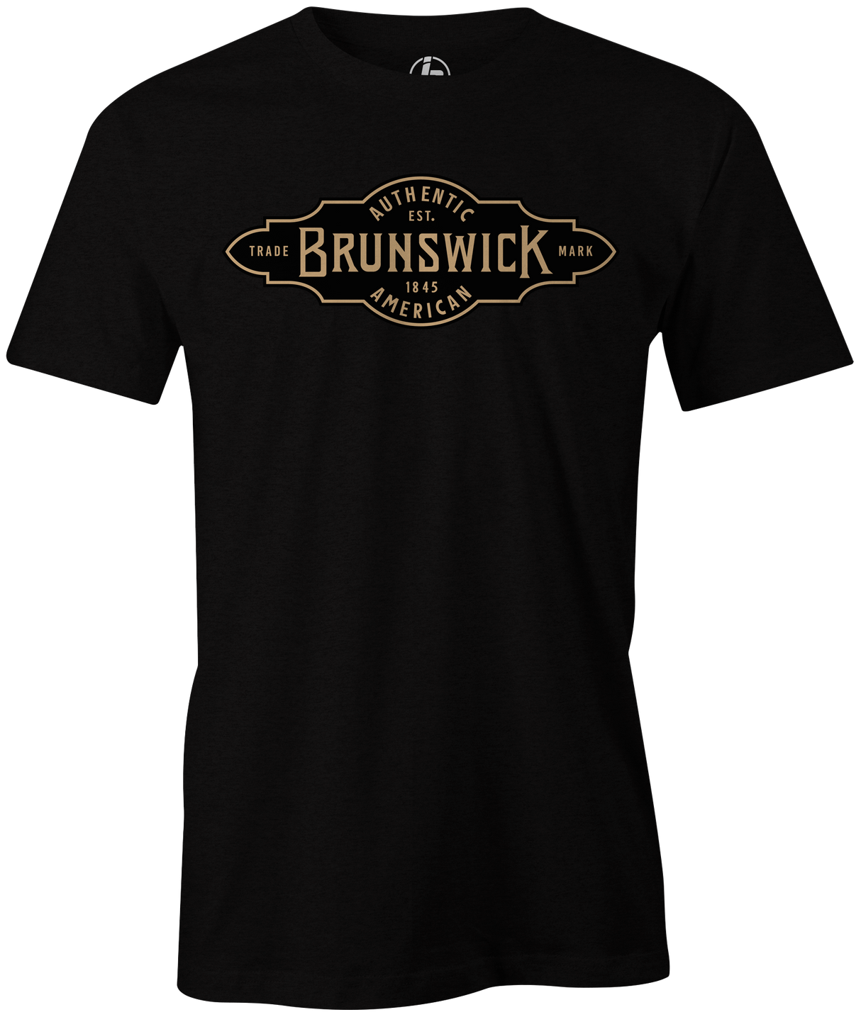 Brunswick trademark mens men's bowling tshirt tee shirt t shirt t-shirt league vintage retro big b team bowler