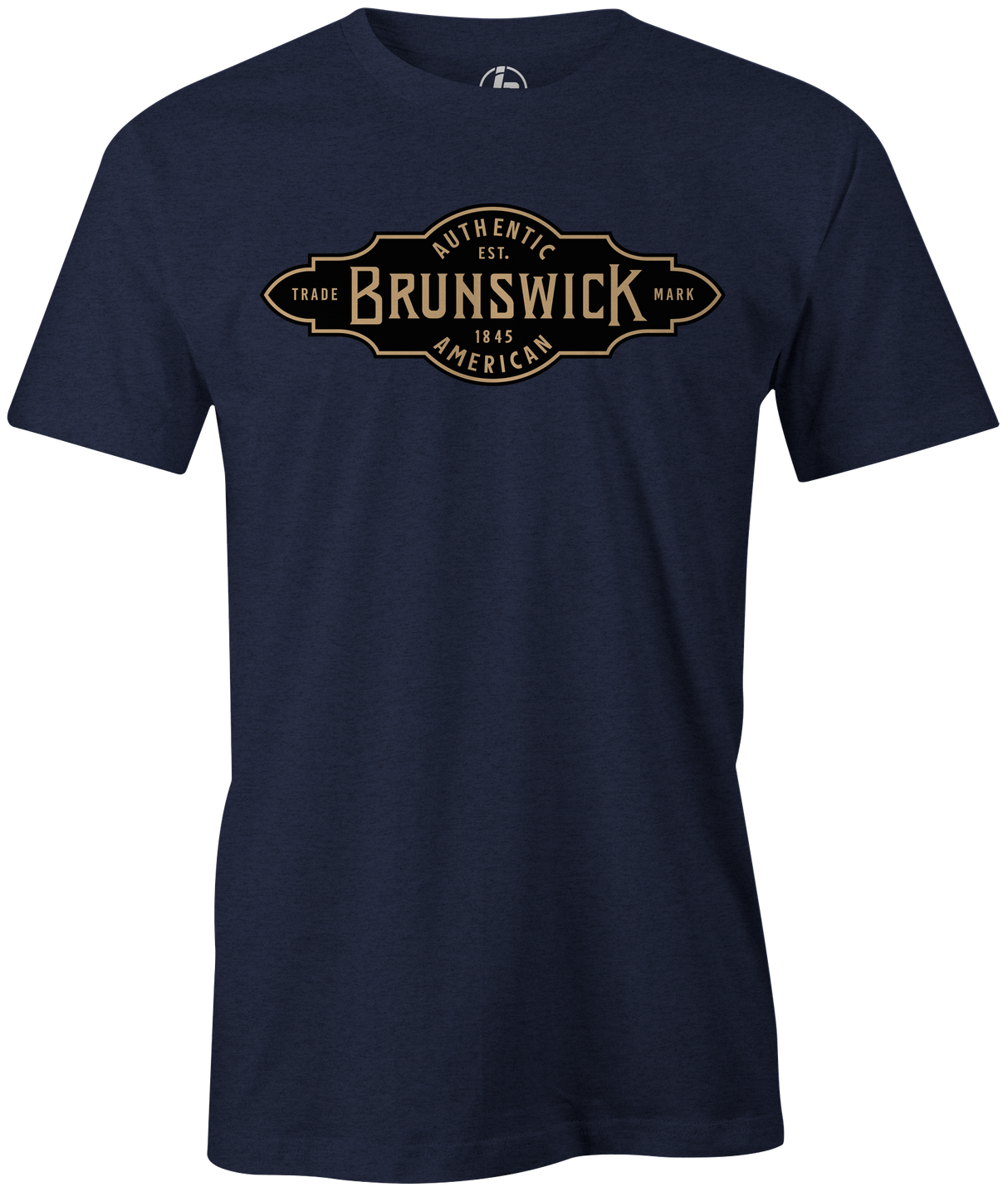 Brunswick trademark mens men's bowling tshirt tee shirt t shirt t-shirt league vintage retro big b team bowler