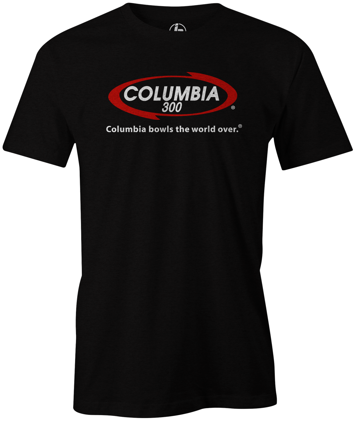 Columbia 300 Bowling T-Shirt | Bowls The World Over Black