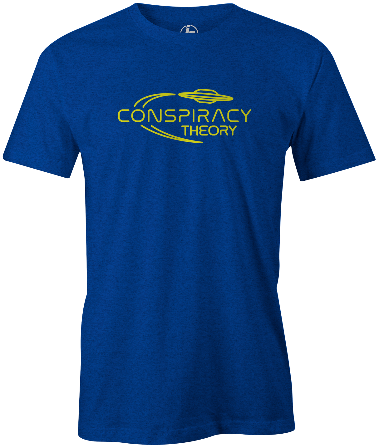 Radical Conspiracy Men's T-Shirt, Blue, bowling, bowling ball, tee, tee shirt, tee-shirt, t shirt, t-shirt, tees, league bowling team shirt, tournament shirt, funny, cool, awesome, brunswick, brand