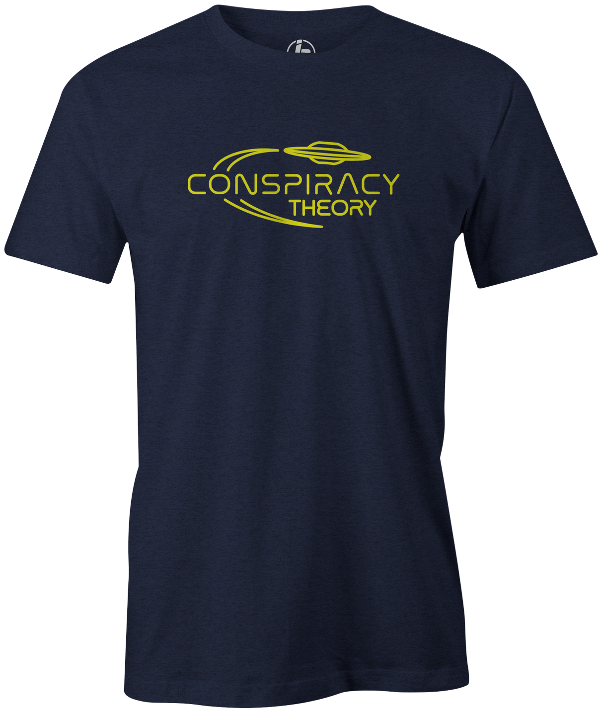 Radical Conspiracy Men's T-Shirt, Navy, bowling, bowling ball, tee, tee shirt, tee-shirt, t shirt, t-shirt, tees, league bowling team shirt, tournament shirt, funny, cool, awesome, brunswick, brand