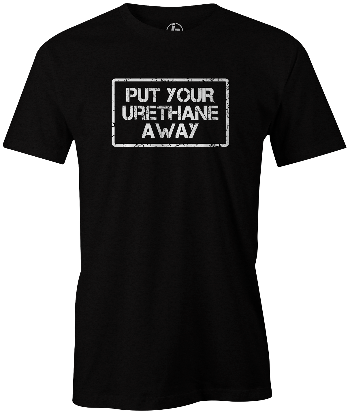 For all the Urethane haters out there...Put it AWAY! Do you love urethane bowling balls, but the people on your pair hate it when you use it and push all the oil down the lane. Warn them in plenty of time with this "Put Your Urethane Away." Tshirt, tee, tee-shirt, tee shirt, Pro shop. League bowling team shirt. PBA. PWBA. USBC. Junior Gold. Youth bowling. Tournament t-shirt. Men's. Funny. Cool. Retro. Throwback. Bowling Ball.