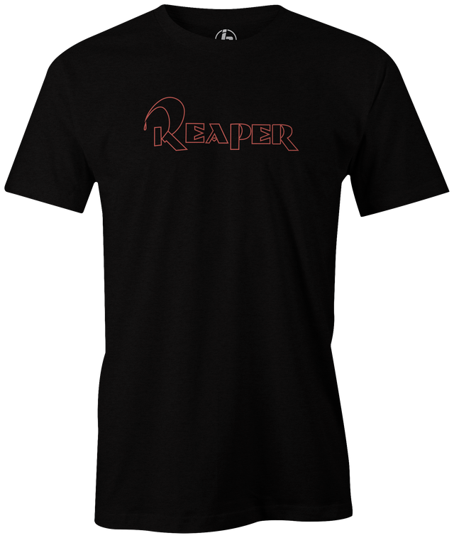 Re-live this old school ball with this Hammer Reaper Ball logo T-shirt! Vintage, old school, retro bowling ball. Bowlers league tshirts tees vintage retro ball logo team brc experience go bowling. Awesome cheap discounted on sale merchandise clothing at Inside Bowling.
